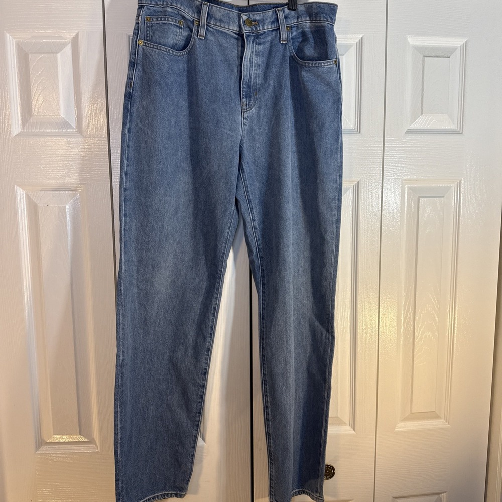 J. Crew Mid-Rise  Slouchy Straight‎ Dad Jean High Rise Size 29 Denim